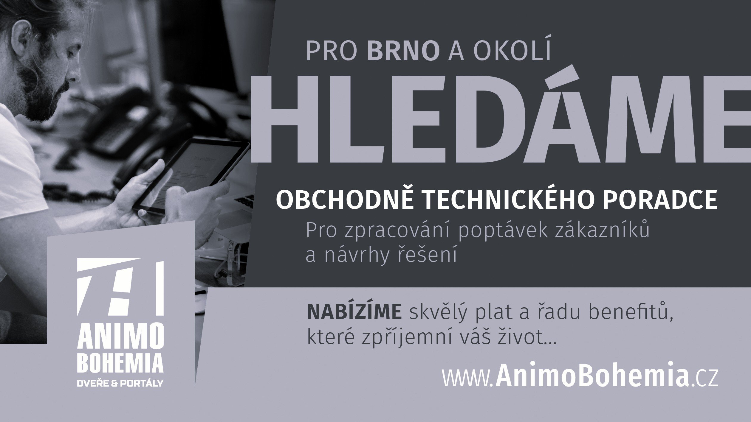 Hledáme obchodně technického poradce - Brno a okolí