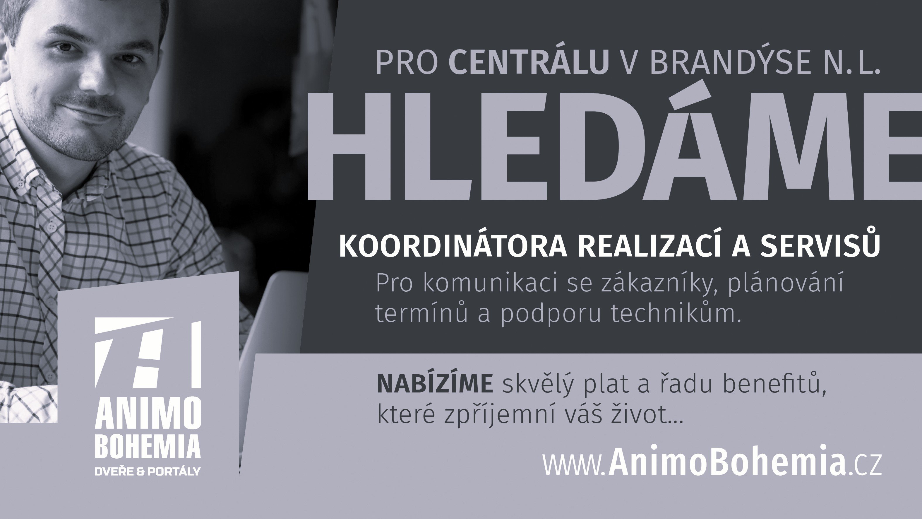 Hledáme koordinátora realizací a servisů